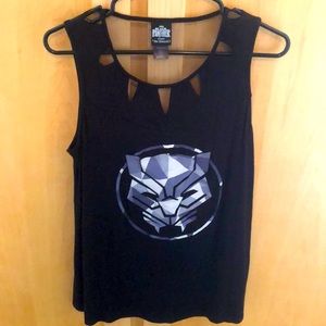 Her Universe Black Panther Mesh Cutout Tank Top